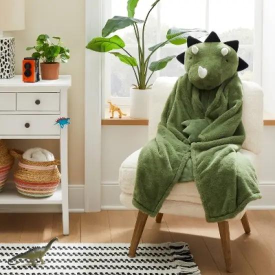 Dinosaur Kids' Hooded Blanket - Pillowfort&trade; image {1}