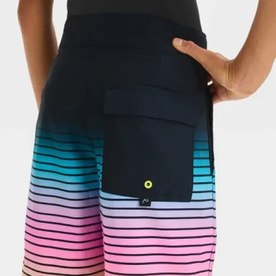 Boys' Ombre Striped Swim Shorts - art class&trade; image {1}