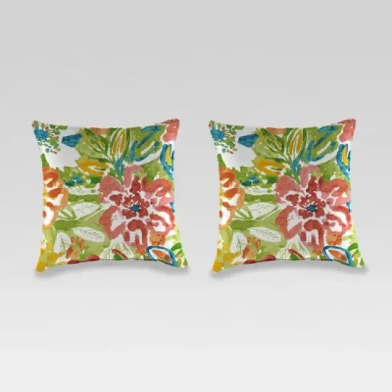 Outdoor Set of 2 Accessory Toss Pillows - Jordan Manufacturing image {8}