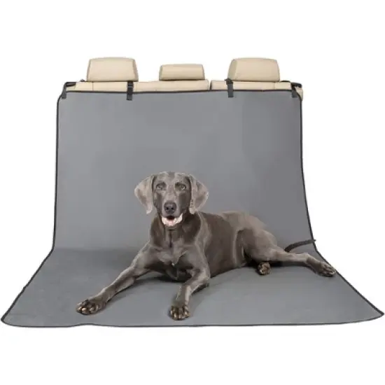 PetSafe Happy Ride Waterproof & Machine Washable Cargo Liner for Pets, Fits Most Vehicles, Grey (70"L x 50"W) image {1}