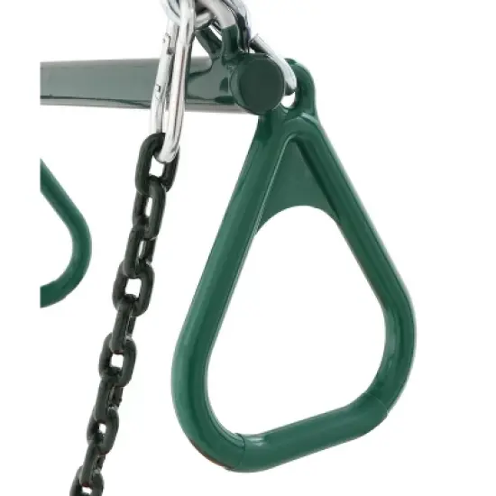 Gorilla Playsets Buoy Ball w/ Trapeze Bar - Green/Green image {3}