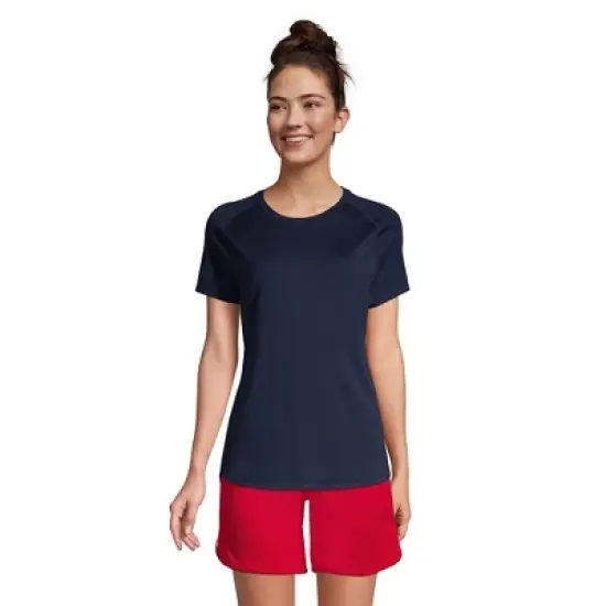 Lands' End School Uniform Women's Short Sleeve Active Gym T-shirt image {3}
