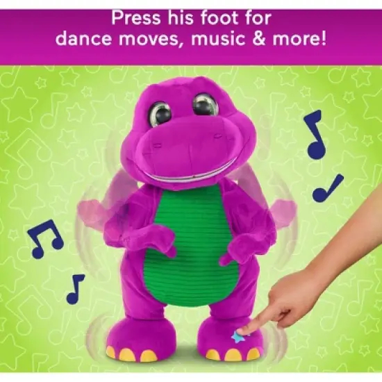 Barney Feature Plush Stuffed Doll image {1}
