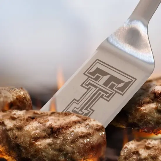 NCAA Texas Tech Red Raiders Stainless Steel BBQ Spatula with Bottle Opener image {2}