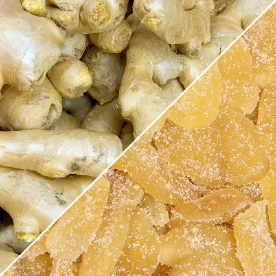 Crystallized Ginger Slices by It's Delish, 2.2 Lb Jumbo Reusable Container image {5}