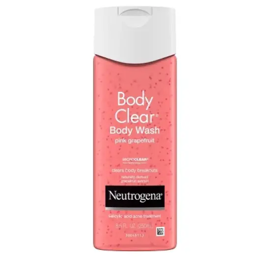 Neutrogena Body Clear Pink Grapefruit Acne Body Wash with Vitamin C for Body Breakouts - 8.5 fl oz image {9}