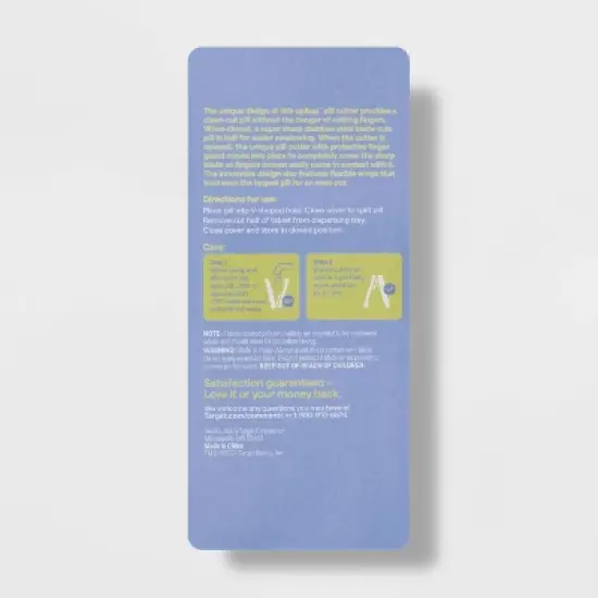 Safety Shield Tablet Cutter - 1ct - up&up&trade; (Color May Vary) image {2}