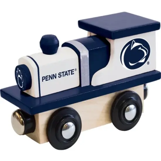 MasterPieces Officially Licensed NCAA Penn State Nittany Lions Wooden Toy Train Engine For Kids image {1}