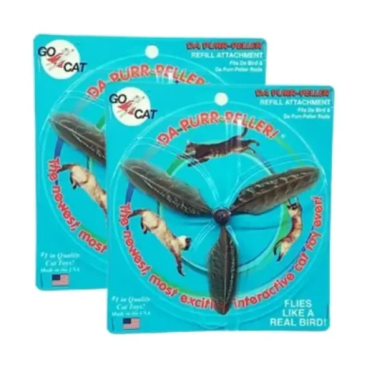 GoCat Da Purr-Peller Cat Toy Refill (2-Pack) image {1}