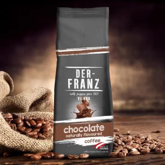 Der Franz Chocolate Naturally Flavored Ground Coffee 17.6oz/500g image {1}