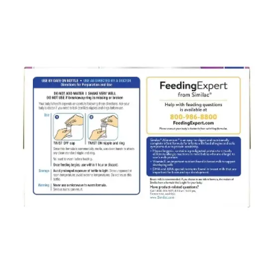 Similac Alimentum Ready to Feed Infant Formula Bottles - 2 fl oz Each/8ct image {14}