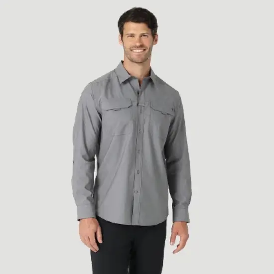 Wrangler Men's Regular Fit ATG Long Sleeve Button-Down Shirt image {6}