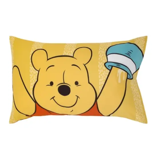 Disney Winnie the Pooh Funny Friends Aqua, Gold, Blue and Orange, Tigger, Eeyore and Piglet 4 Piece Toddler Bed Set image {4}