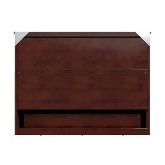 Full Deerfield Murphy Bed Chest with Charger Walnut - AFI image {13}