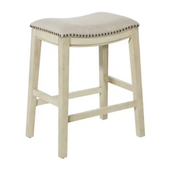 24" Saddle Counter Height Barstool - OSP Home Furnishings image {5}
