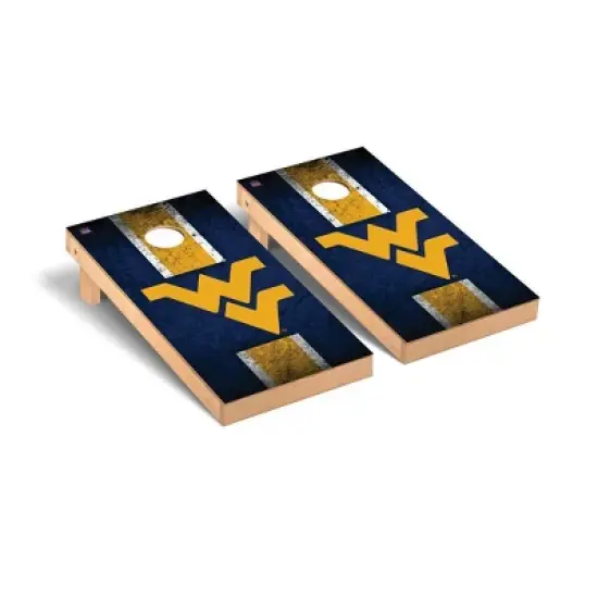 NCAA West Virginia Mountaineers Premium Cornhole Board Vintage Version image {1}