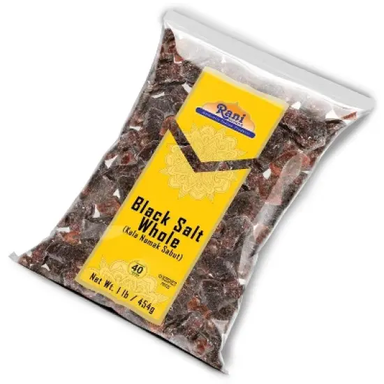 Black Salt Raw Whole (Kala Namak) - 16oz (1lb) 454g - Rani Brand Authentic Indian Products image {4}