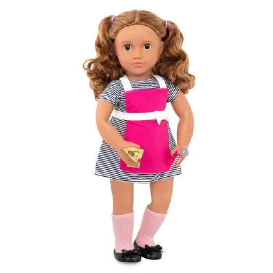 Our Generation Isa with Storybook & Outfit 18" Posable Cooking Doll image {1}
