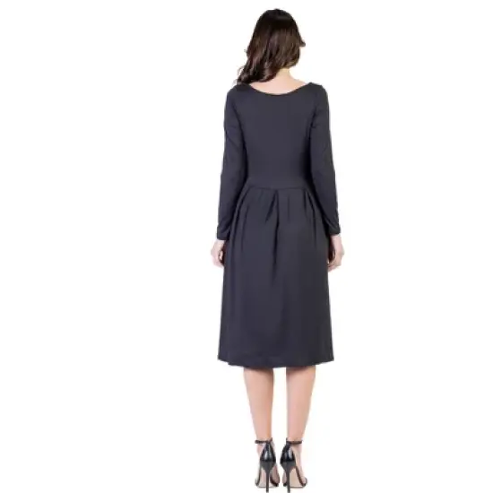 Midi Length Pocket Womens Dress image {2}