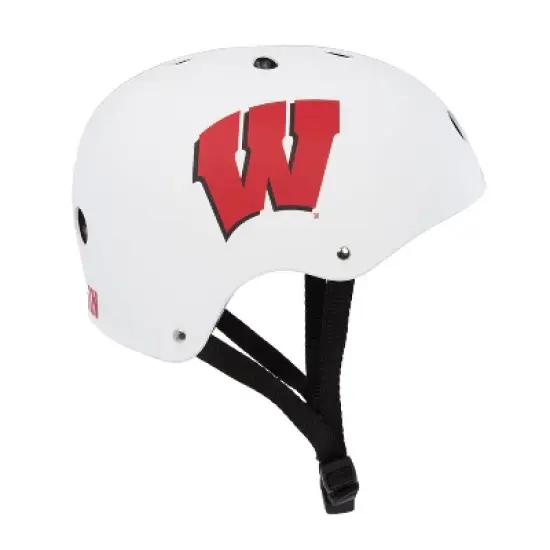 NCAA Wisconsin Badgers Multi-Sport Helmet - White image {5}