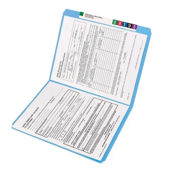 Smead File Folder, Reinforced Straight-Cut Tab, Letter Size, 100 per Box image {6}