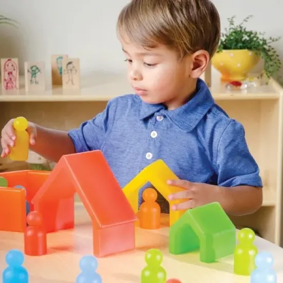 Kaplan  Early Learning Discovery Stackers - Rainbow House - 5 Pieces image {2}