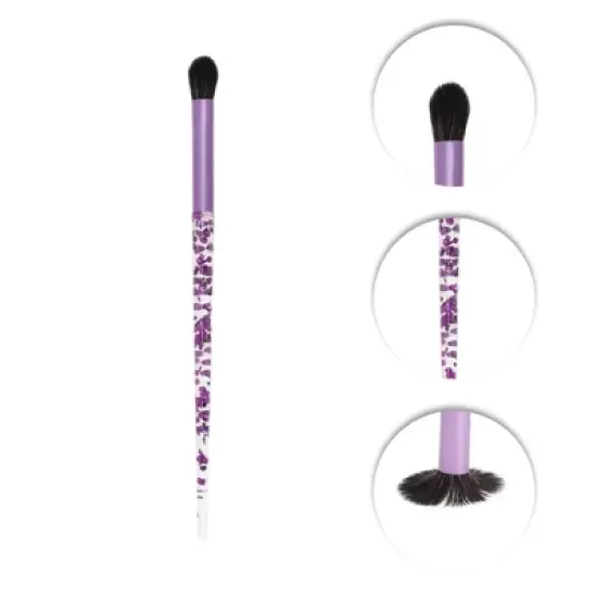 Unique Bargains Portable Eye Brush Purple 4 Pcs image {2}