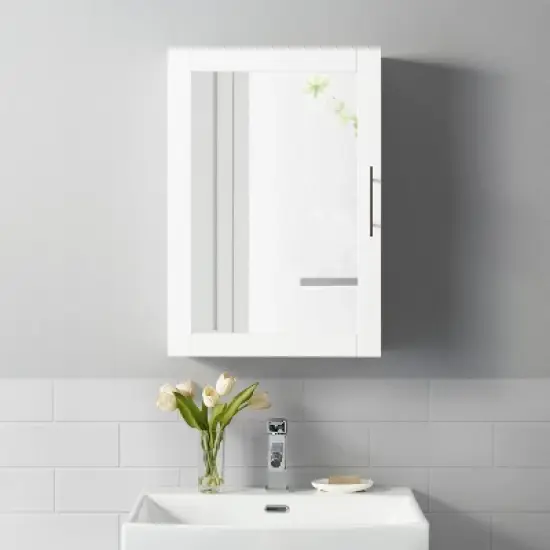 Savannah Medicine Cabinet White - Crosley image {3}