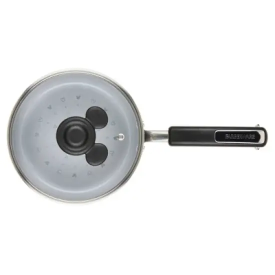 Farberware Disney Monochrome 2qt Ceramic Nonstick Saucepan with Lid Black: Lifetime Warranty, Dishwasher-Safe, Gas & Electric image {10}