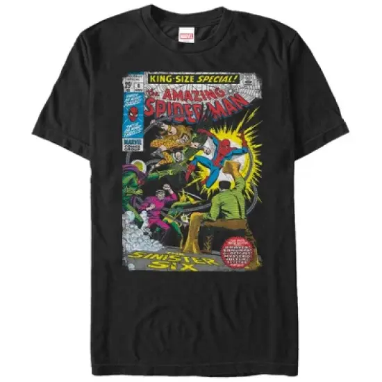 Men's Marvel Spider-Man Sinister Six Comic T-Shirt image {3}