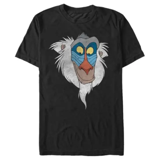 Men's Lion King Rafiki Face T-Shirt image {2}