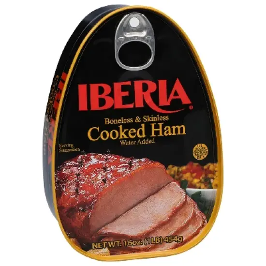 Iberia Boneless & Skinless Cooked Ham - 16oz image {1}