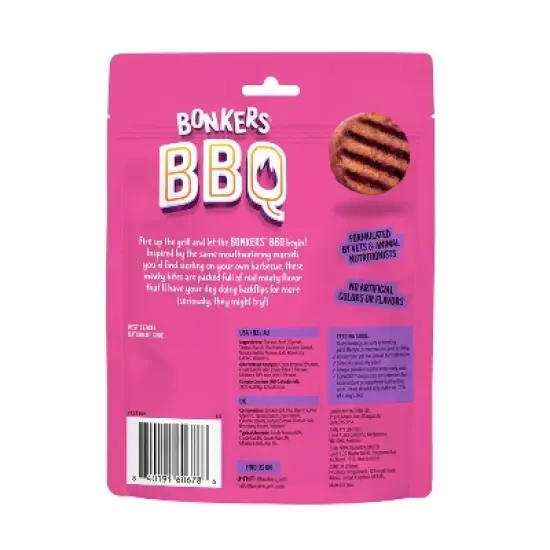 Bonkers Burger Patties Beef Flavor Chewy Dog Treats - 5oz image {7}