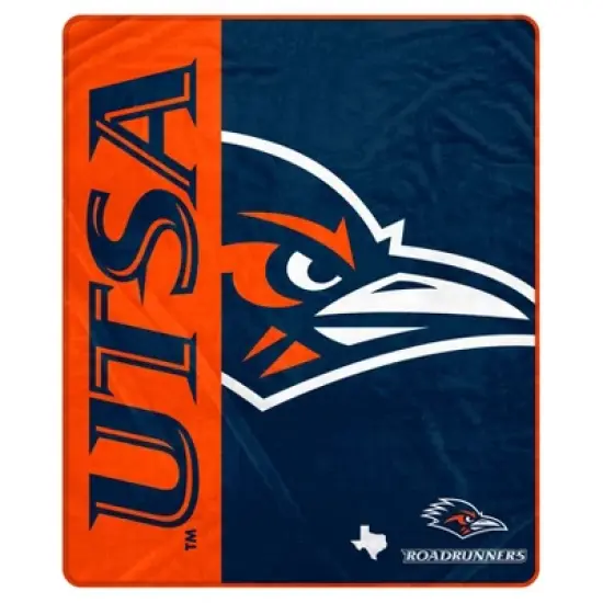 NCAA UTSA Roadrunners Ultra Soft Tailgate Throw Blanket image {2}