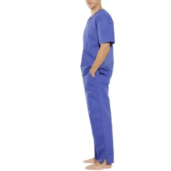 33300M-Red-S Tropi Unisex Scrub Sets Medical Scrubs Mens Scrubs image {2}