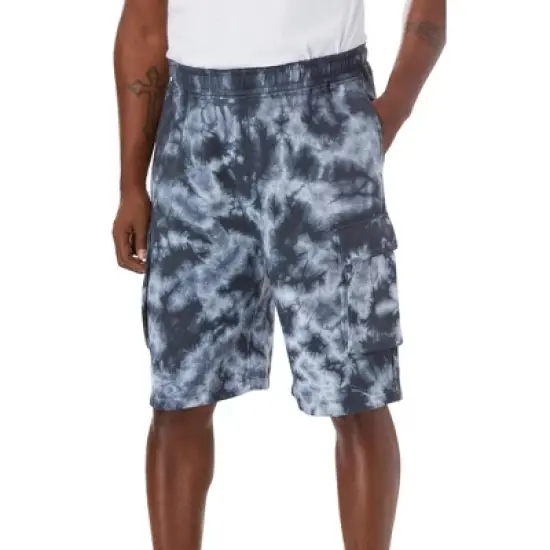KingSize Men's Big & Tall Fleece 10" Cargo Shorts image {8}