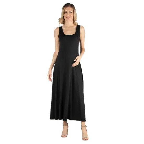 A Line Maxi Masternity Dress image {4}
