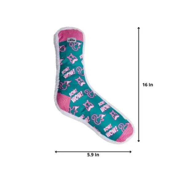 American Pet Supplies Squeaking Comfort Plush Dog Toy Stocking Style Sock Combo (Unicorn and Squirrel) image {4}