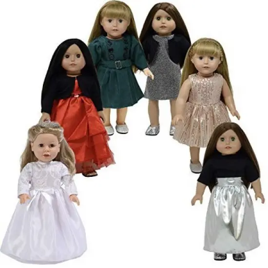 The New York Doll Collection Doll Dress Assortment image {7}