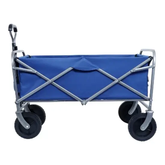 Collapsible Wagon Cart Foldable,Wagons Carts Foldable with Wheels with Drink Holders,for Shopping,Garden,Sports,Groceries,Apartment,Camping,Outdoor image {6}