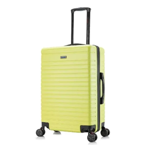 InUSA Deep Lightweight Hardside Medium Checked Spinner Suitcase image {8}