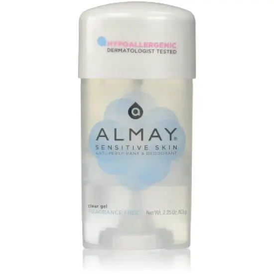Almay Deodorant Antiperspirant Gel Clear Unscented 2.25Oz image {5}