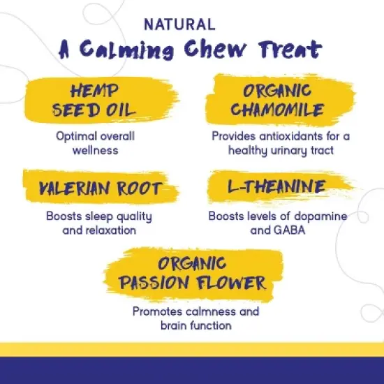 PupGrade Calming Chew Supplement for Dogs - 60 Count image {2}