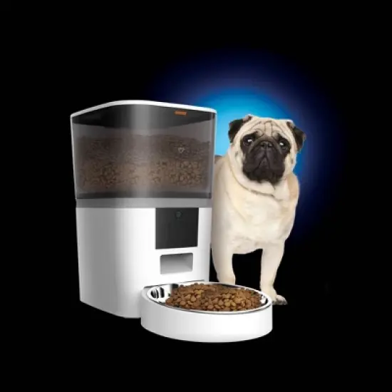 Geeni PetConnect Feeder 6L Smart Pet Feeder: Automated Feeding for Dogs & Cats, App Control image {3}