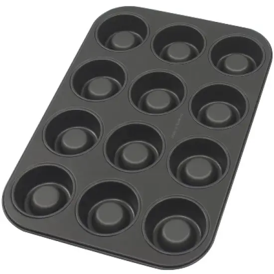 Zenker 12 Cavity Nonstick Carbon Steel Shortcake Pan image {2}