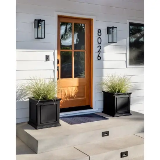 Veradek Brixton Cube 20-inch Planter Box image {5}