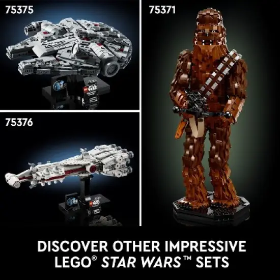 LEGO Star Wars Millennium Falcon 25th Anniversary Buildable Starship Model 75375 image {5}