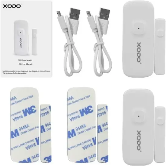 XODO DS1 2-Pack,Wi-Fi Security Smart Home  Alarm Sensor image {1}