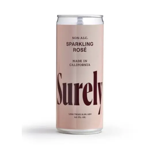 Surely Non-Alcoholic Sparkling Rose - 4pk/8.5 fl oz Cans image {4}