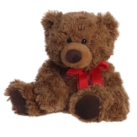 Aurora Bear 10.5" Coco Bear Brown Stuffed Animal image {4}